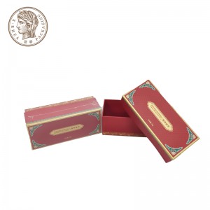 Scatole regalo di tipo rettangolare di lusso, scatole regalo di caramelle con rivestimento in carta speciale