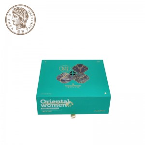 लक्जरी कस्टम CMYK कस्मेटिक सेट प्याकेजिङ बक्स