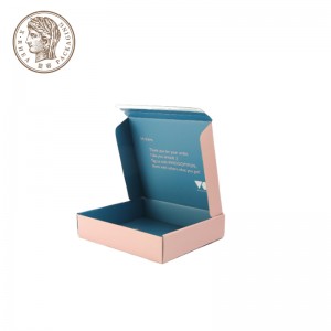 Caixa de envío ondulada CMYK, caixas de embalaxe de cartón plegables impresas a medida