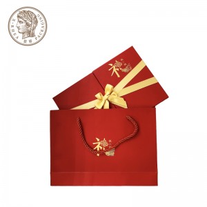 جعبه هدایای بسته بندی درب و بسته بندی پایه مراقبت از پوست لوکس چاپ شده و سفارشی سازگار با محیط زیست با کیسه های کاغذی سفارشی