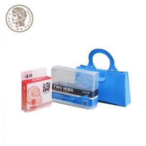 PETG / PVC пластмасова опаковъчна кутия със закачалка, пластмасови кутии за подаръци