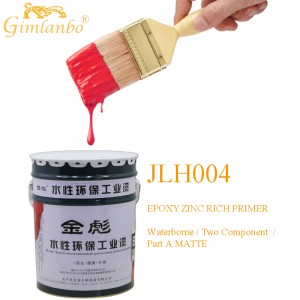 Factory For Waterbased Liquid Paint Spray - JLH004 Waterborne Two Components Epoxy Zinc Rich Primer  – Jinlong
