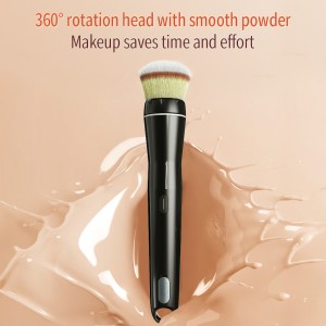 360 graden ronde roterende make-upborstel afneembaar