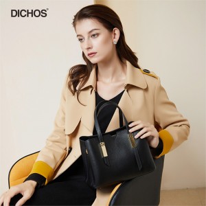 Ladies Leather Large Capacity Cross-body Handbag
