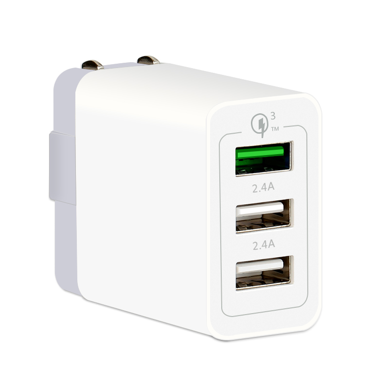 45W 3-Port USB A  Wall Charger