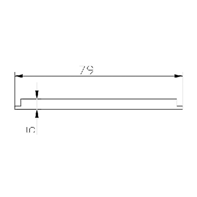 Aluminijski profil za ekstruziju po narudžbi br. GKX-Y1463