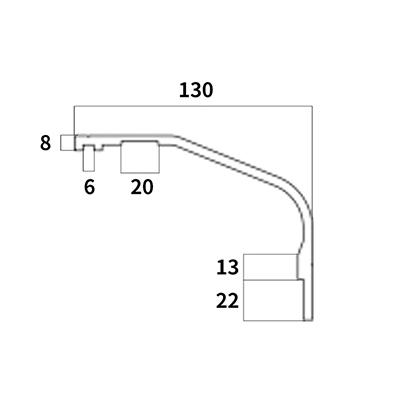 Aluminijski profil za ekstruziju po narudžbi br. GKX-Y1492