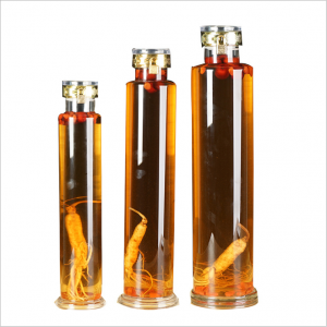 45ml High borosilicate Test Tube Wine Bottle Glass ginseng liquor Bottle