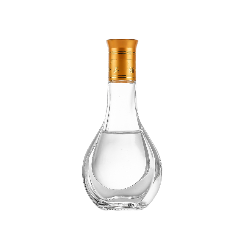 wine glass bottle with cap 