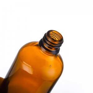 Bernsteinfarbene Glasflaschen für ätherische Öle im Großhandel