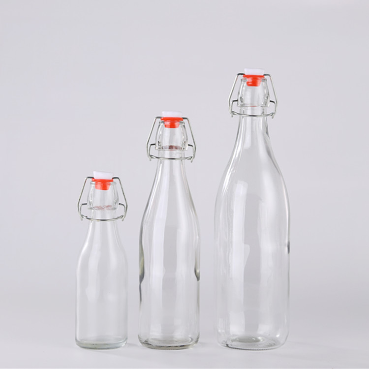 Flip glass bottle