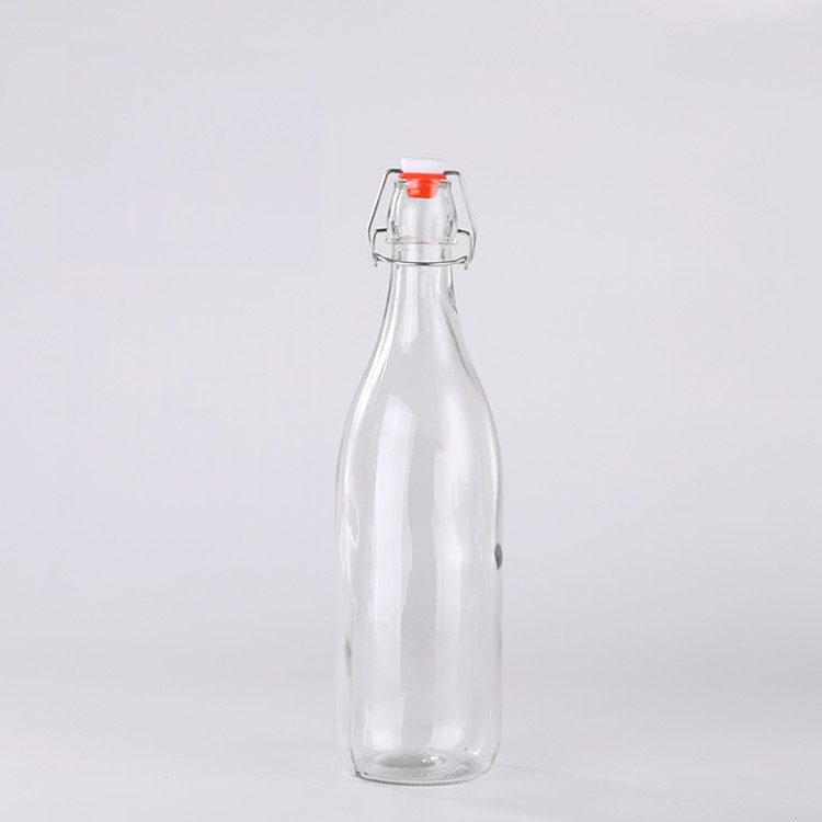 apaļa forma 1 litrs stikla piena pudeles vairumtirdzniecība Featured Image