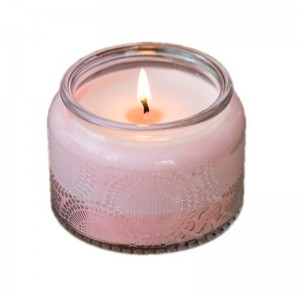 Factory made hot-sale Prayer Candle Jars Bulk - luxury candle jars wholesale Cui Can Glass