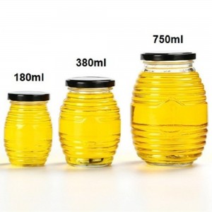 food Grade Large child Resistant Sealing Glass Food mason Jar Storage round glass jar