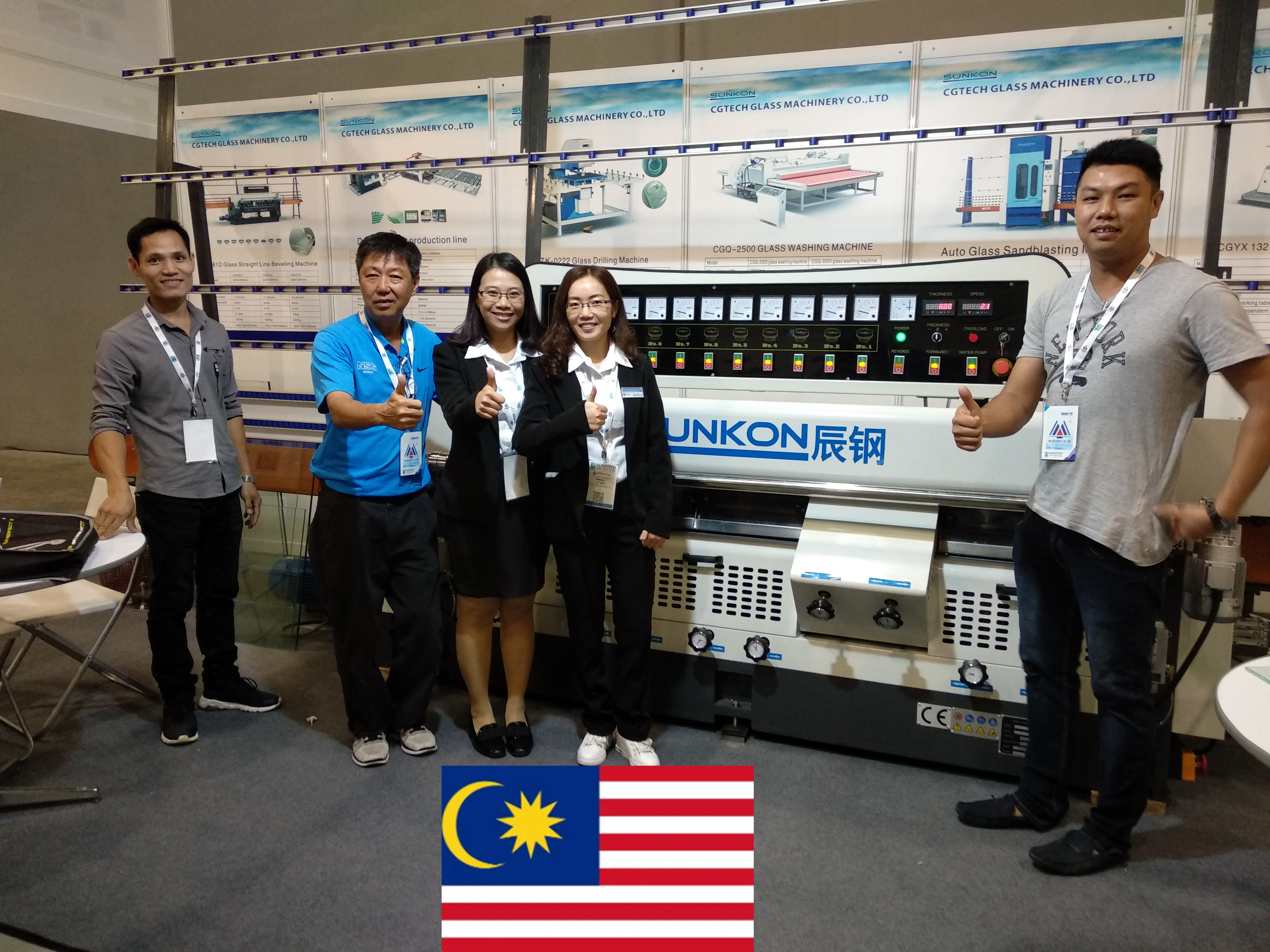 Malezijska izložba mašina za ivice stakla