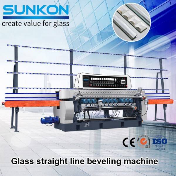 CGX371SJ Glass Straight Line Beveling Machine Mei Lifting Funksje