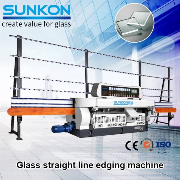 CGZ9325P Glass Straight Line Edging Machine ma le PLC Control