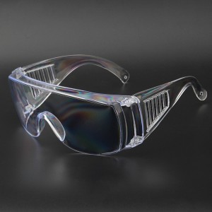 Wholesale Safety Glasses Anti-fog Fully Transparent Clear Blinds Plastic Eye Safety Protective Glasses Anti-fog