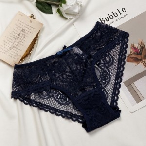 Ultra Thin Lace Panties Women Brief Hollow Transparent Sexy Lace Underwear
