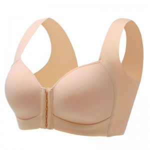 Front Close BH for kvinner Push Up Wirefree BH Sømløs Bralette