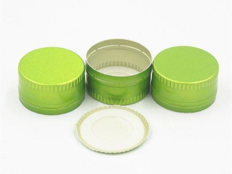 Hot Selling 28*18mm Aluminum Screw Sparkling Water Sodas Carbonated Drinks Bottle Caps Featured Image