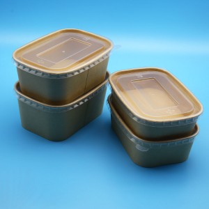 China Kraft Paper Take out Container Lunch Food Box and Noodle Box