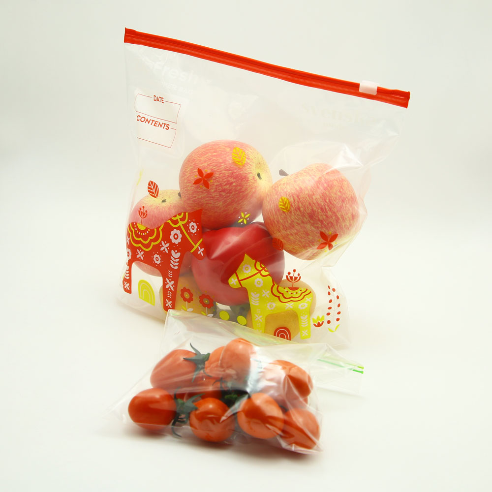 Custom Food Grade Pe Slider Zipper Bag With Retail Box Packaging