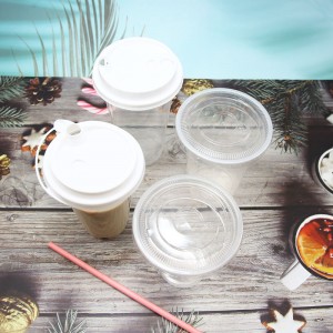 Custom logo Plastic Disposable Coffee cup