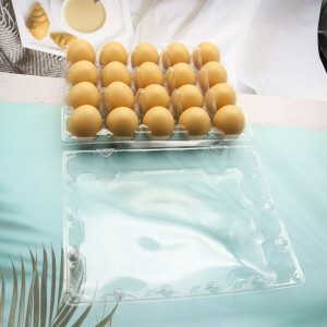 20 holes Blister Chicken Egg Plastic Packaging Tray