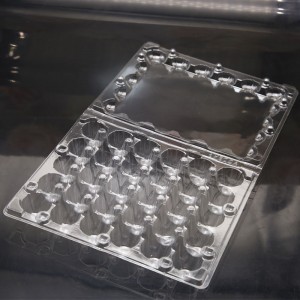 plastic clear 30 holes quail egg tray for supermarket