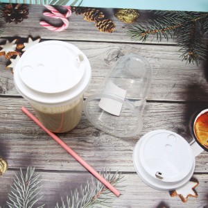 Take away Plastic Disposable cup with lid