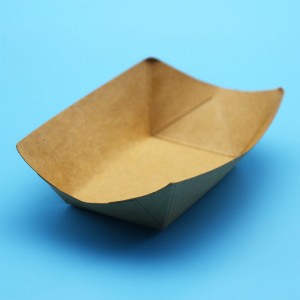 Wholesale Price China Container Store Dog Food Storage - Wholesale disposable Kraft Paper Folding food Container – Globalink