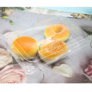 Plastic Cake Take out Containers Used in Bread Packaging
