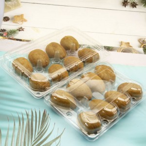 Vacuum Formed Plastic Clear Kiwi Fruit Clamshell Packaging