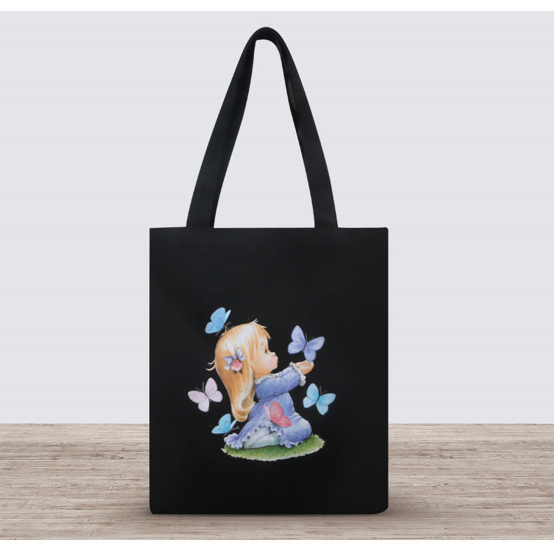 Printed logo custom clothing shopping advertising cotton bag gift canvas bag