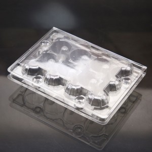 Plastic blister 12 holes quail egg tray packaging container