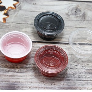 Disposable Plastic Take Away Soy Sauces Cups Container Mini Cup