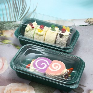 Disposable plastic baking cake Food Packaging Boxes