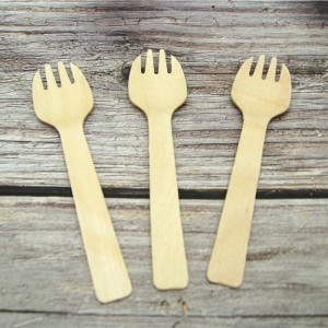 Natural safe wooden Disposable cutlery spoon/fork/knife