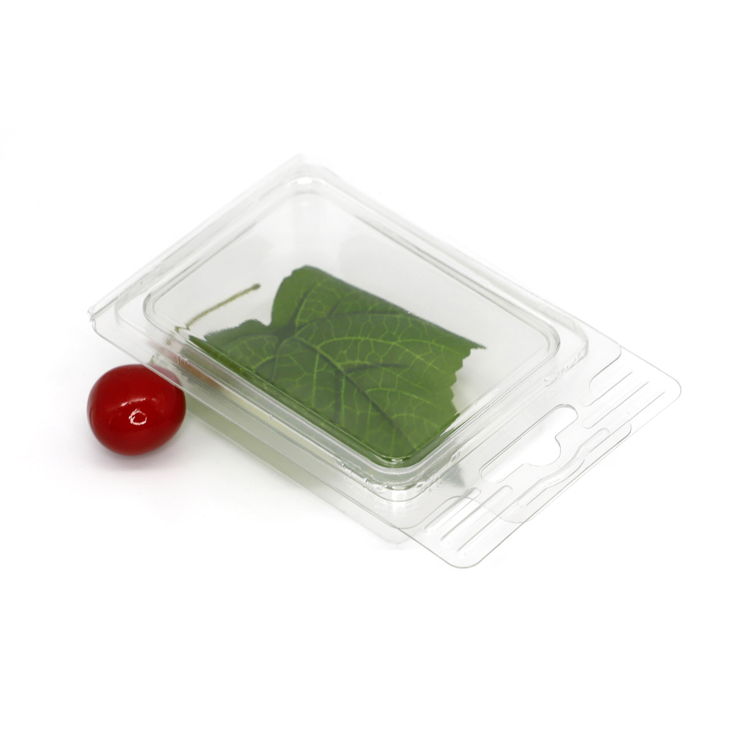 plastic blister PET herb clamshell container