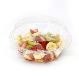 vacuum formed plastic clear food salad container box