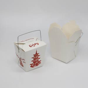 Disposable Kraft Paper Take out Noodle box Containers