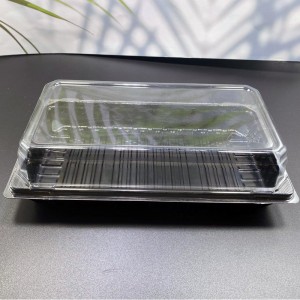 Plastic Rectangle Cake storage food container