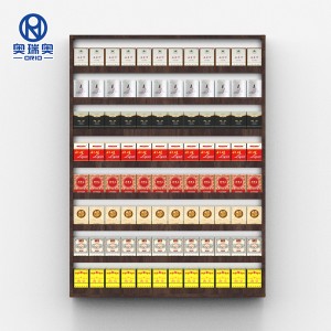 High Quality Cigarette Display Rack - Shop Tobacco Shelf Metal Display Cabinet Custom Retail Display Case For Cigarette – ORIO