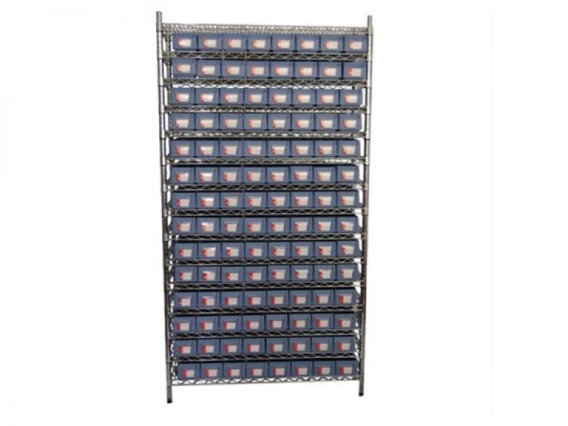 2021 wholesale price Warehouse Bins - Wire Shelving With Shelf Bins WSR11-3109 – Guanyu