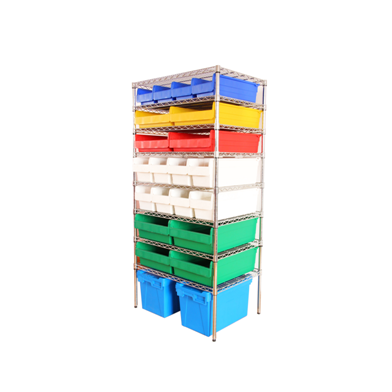How to use shelves to improve the storage system?