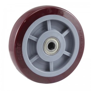 Hjul ES1-serien-Höghållfast nylon, superpolyuretan, polyuretan med järnkärna, gjutjärnshjul