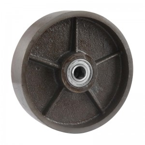 Wheel ES1 Series-Hight inayiloni yamandla, Super polyurethane,Iron core polyurethane,Cast iron wheels