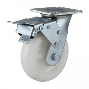 Industriell utholdende hjul med derlin-lager svingbare/stive/bremsetyper