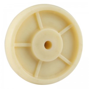 چرخ لیفتراک سری ES2 - چرخ نایلونی جامد (زرد) 4 اینچ، 5 اینچ 6 اینچ، 8 اینچ 10 اینچ 12 اینچ